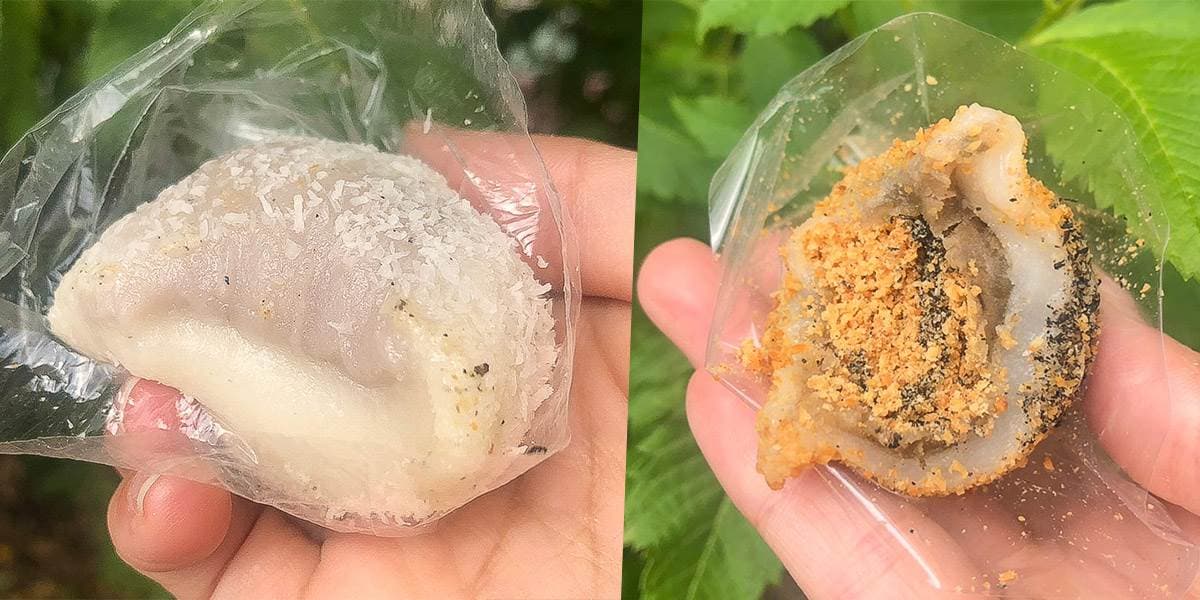 一顆只要13元!高雄古早味手工麻糬Q軟爆餡,綜合版一口吃到3種料 一顆只要13元!高雄古早味手工麻糬Q軟爆餡,綜合版一口吃到3種料