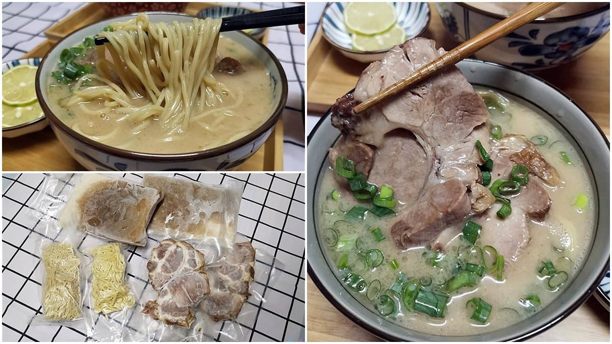 在家煮出4.9星美味!正宗福岡拉麵調理包得預購,神還原巨無霸叉燒、100%豬骨湯頭