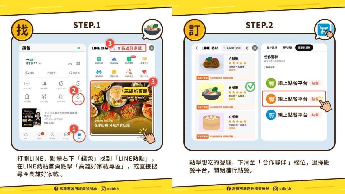 最強美食攻略!高雄市推250家餐廳「外帶優惠專區」,蛤蜊買1斤送1斤、買炒飯送飲料 最強美食攻略!高雄市推250家餐廳「外帶優惠專區」,蛤蜊買1斤送1斤、買炒飯送飲料