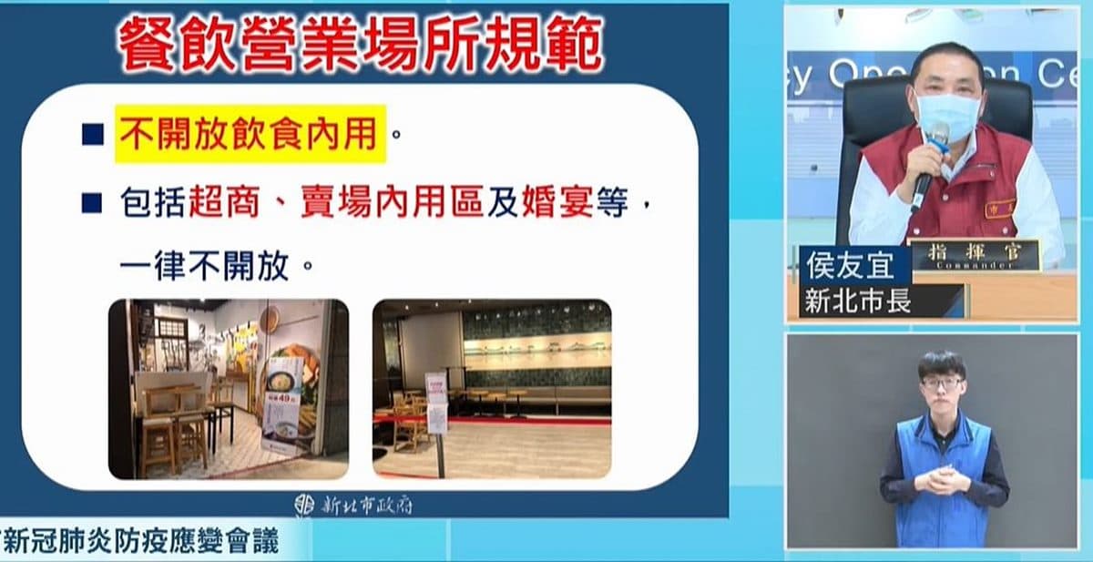 雙北再等等!台北市、新北市降級期間「仍不開放內用」,超商、餐廳和賣場都不能吃東西 雙北再等等!台北市、新北市降級期間「仍不開放內用」,超商、餐廳和賣場都不能吃東西