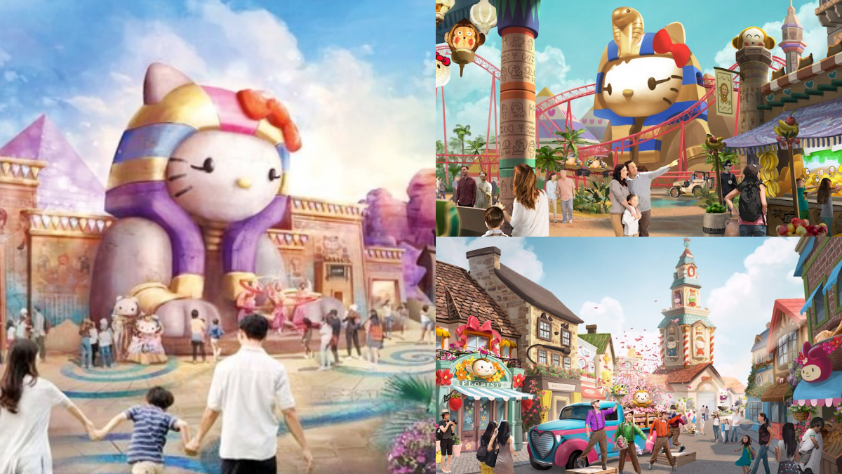 全球首座「Hello Kitty主題樂園度假村」!人面獅身像Kitty、金色美樂蒂必拍