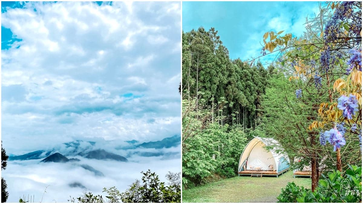 睡在雲海裡!新竹全新「豪華營地」宛如夢幻仙境,一泊二食免裝備懶人最愛