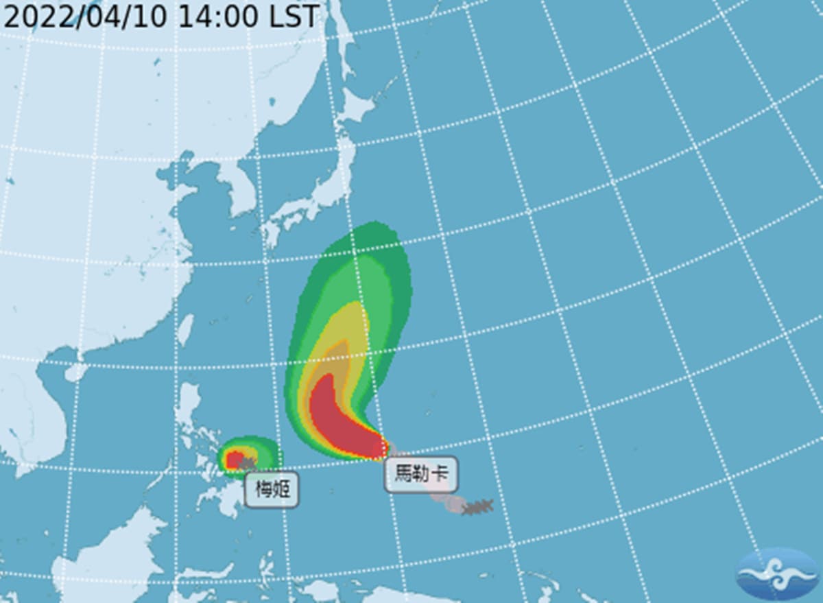 雙颱藤原效應!鋒面+東北季風來襲「1天驟降8度」,連5天下雨 雙颱藤原效應!鋒面+東北季風來襲「1天驟降8度」,連5天下雨