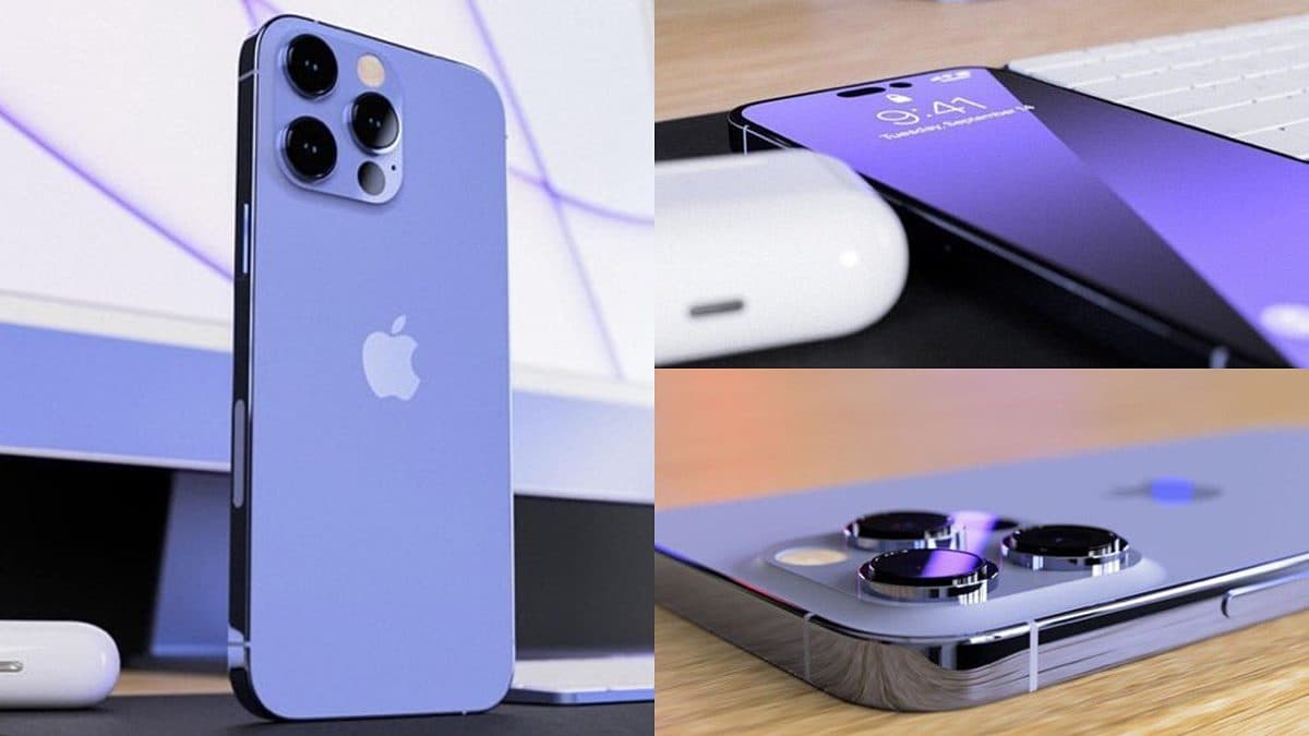 果粉尖叫!iPhone 14新色「莫蘭迪深紫」曝光,Pro旗艦機獨有「剪劉海」螢幕