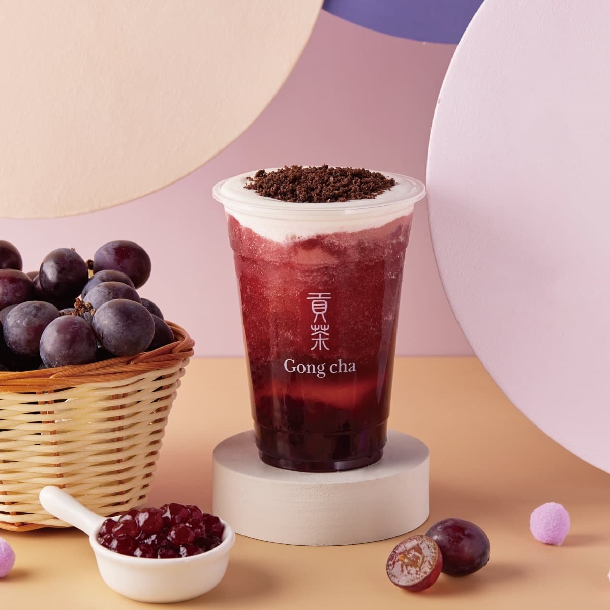 「萊恩大頭吸管套」帶回家!貢茶「超狂OREO奶蓋+葡萄珍珠」寶石飲品開喝 「萊恩大頭吸管套」帶回家!貢茶「超狂OREO奶蓋+葡萄珍珠」寶石飲品開喝