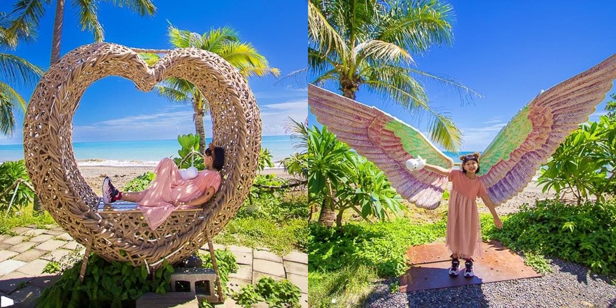 只要100元秒飛海島度假!月亮吊椅、心型藤椅拍到飽,網美座位區賞海零距離 只要100元秒飛海島度假!月亮吊椅、心型藤椅拍到飽,網美座位區賞海零距離