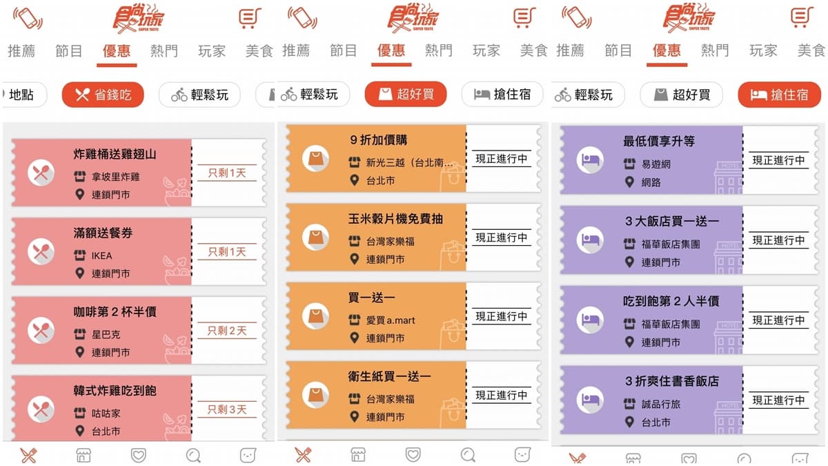 食尚玩家APP新功能來了!獨家優惠券上線,超讚「車輪餅買一送一」快領取 食尚玩家APP新功能來了!獨家優惠券上線,超讚「車輪餅買一送一」快領取