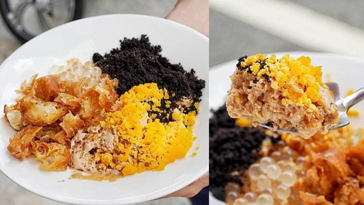 台中超狂特色冰品!花生冰尬「鹹蛋黃+油條」一吃上癮,還有20多種配料任選
