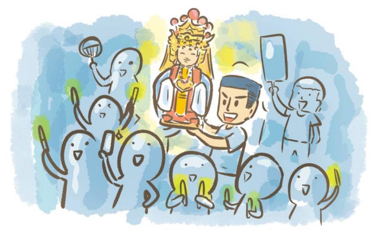 搶票看演唱會的媽祖!「北斗銀樓媽」聽阿妹唱歌,信徒幫開路直線入坐搖滾區 搶票看演唱會的媽祖!「北斗銀樓媽」聽阿妹唱歌,信徒幫開路直線入坐搖滾區