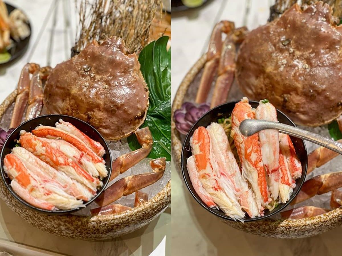全台最狂尾牙餐廳!10隻「活體松葉蟹」霸氣上桌,爽嗑海鮮+和牛火鍋快搶訂 全台最狂尾牙餐廳!10隻「活體松葉蟹」霸氣上桌,爽嗑海鮮+和牛火鍋快搶訂