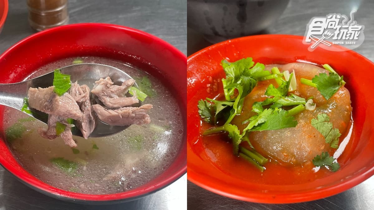 新竹人唯一推薦!老店「紅糟肉圓」滑嫩Q彈超大顆,搭豬骨湯整碗滿滿都是料