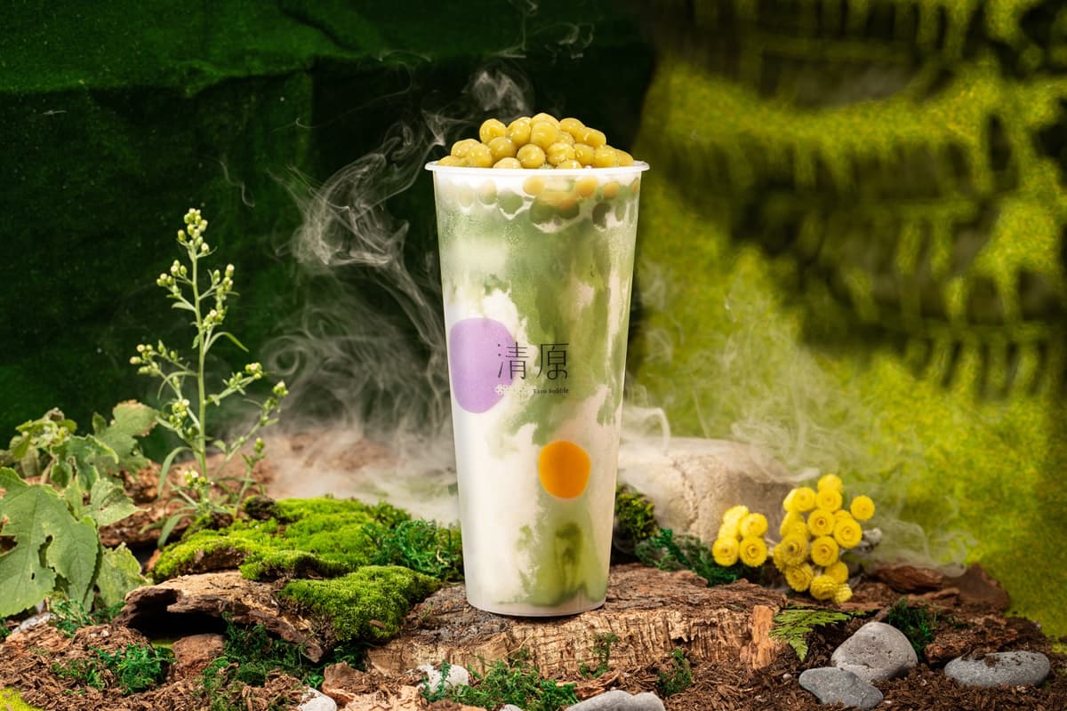 草仔粿飲升級啦!清原推最狂「抹茶x芋頭x草仔粿」喝爆,中南部搶先買 草仔粿飲升級啦!清原推最狂「抹茶x芋頭x草仔粿」喝爆,中南部搶先買