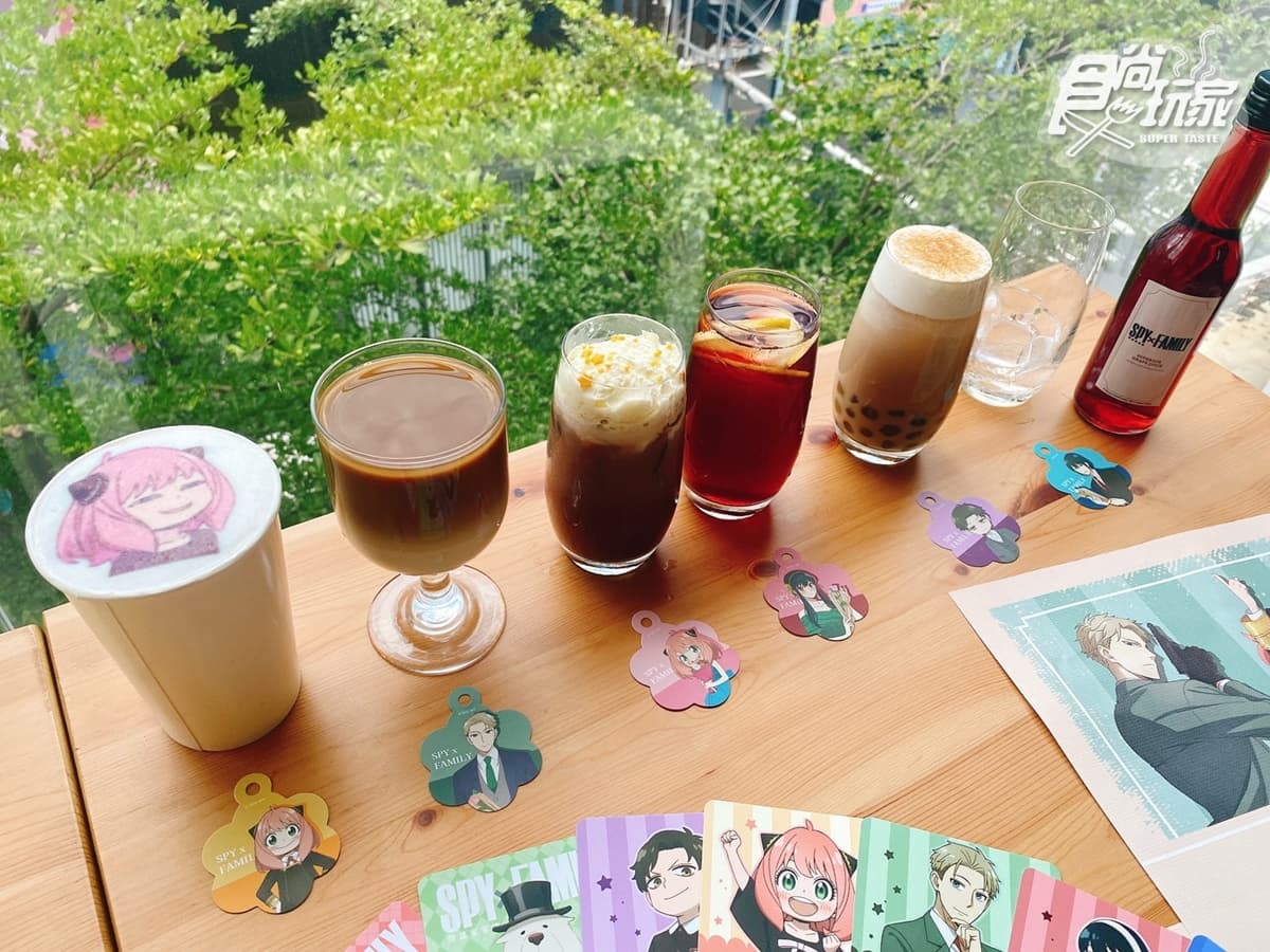 安妮亞表情包飲料!《間諜家家酒》咖啡廳開幕6亮點:彭德甜甜圈、花生三明治 安妮亞表情包飲料!《間諜家家酒》咖啡廳開幕6亮點:彭德甜甜圈、花生三明治