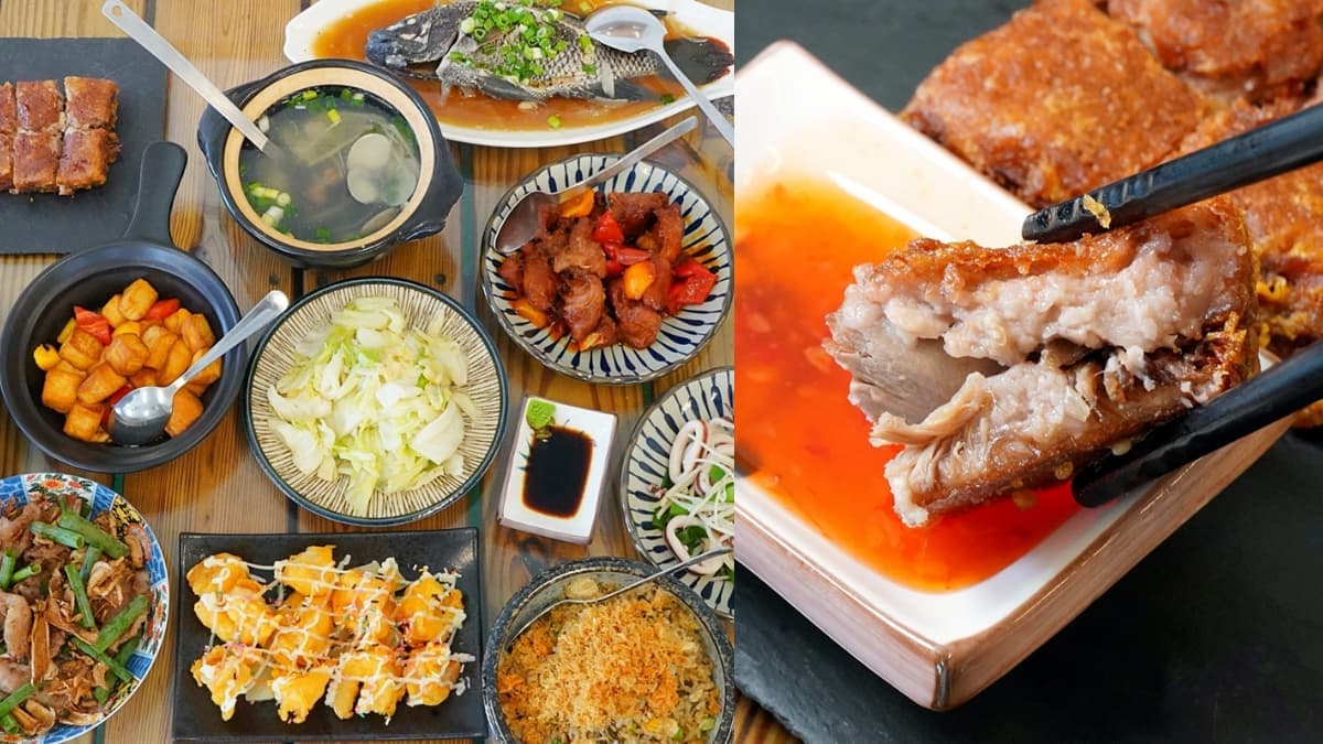 老饕激推台中熱炒!「酥炸芋頭鴨」每桌必點,綿密芋泥尬鹹香鴨肉超唰嘴
