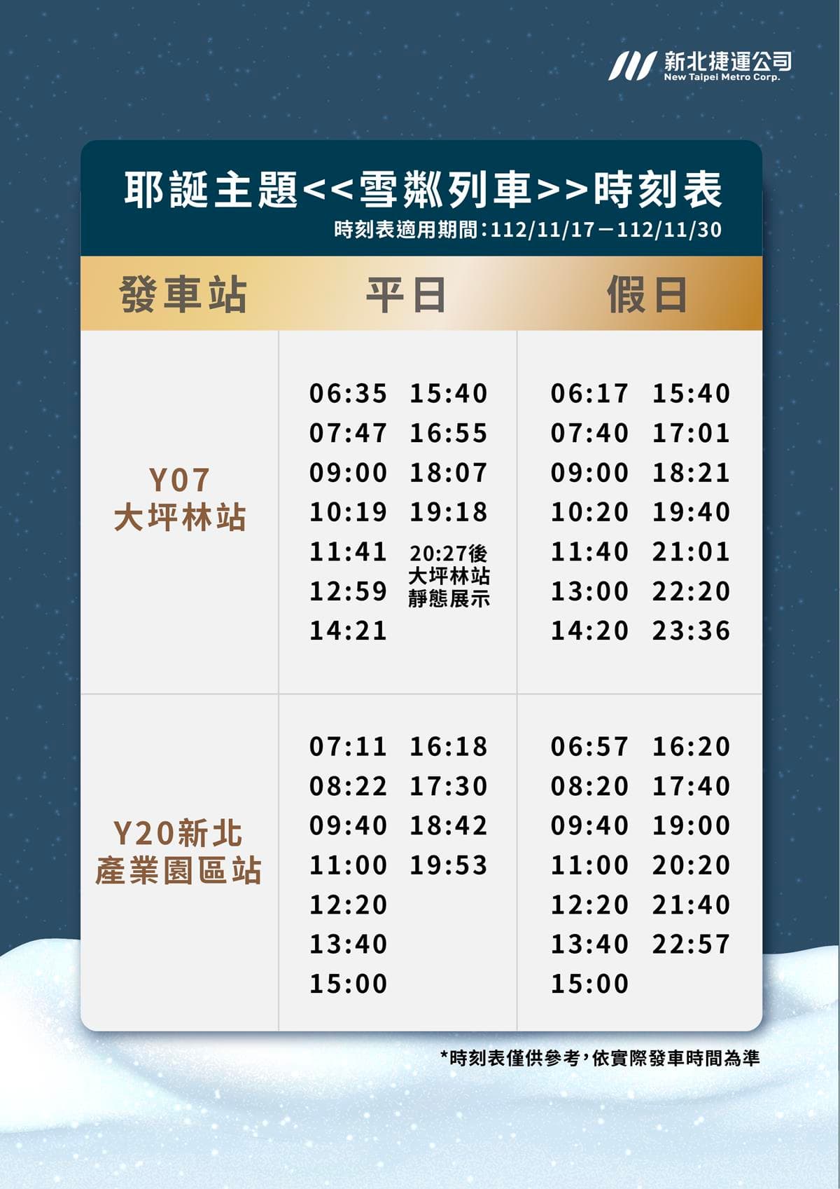 桑塔熊「這時間」驚喜出沒板橋站!耶誕城限定「雪粼列車」登場,飄雪花美翻 桑塔熊「這時間」驚喜出沒板橋站!耶誕城限定「雪粼列車」登場,飄雪花美翻