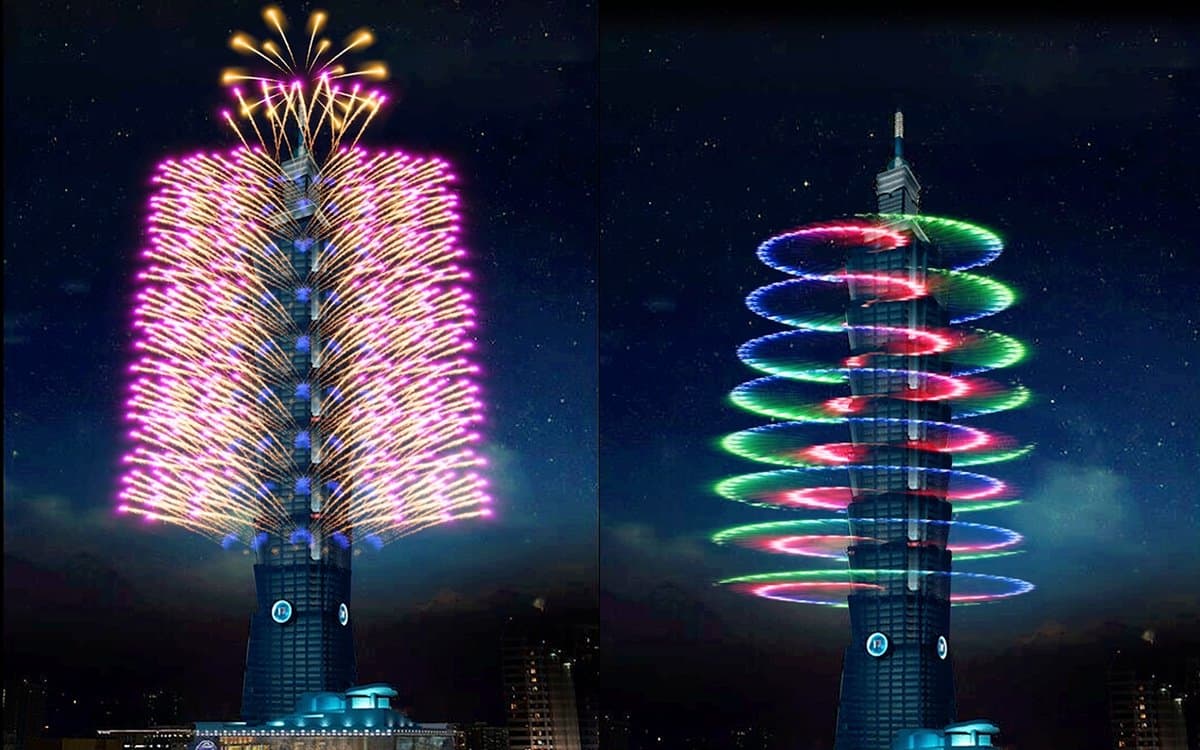 長達300秒免費拍爆!「2024台北101跨年煙火」曝,1.6萬發日本彩色煙火美翻 長達300秒免費拍爆!「2024台北101跨年煙火」曝,1.6萬發日本彩色煙火美翻