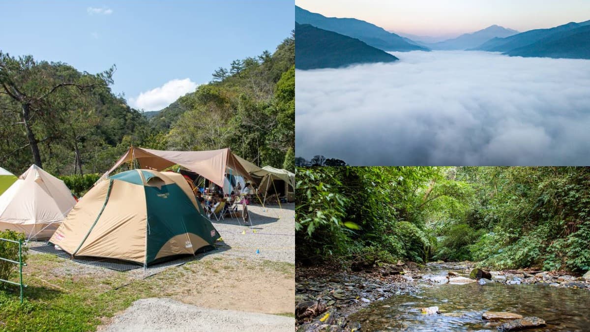 到「雲的故鄉」睡1晚!南投武界露營區俯瞰雲海,還可順遊野溪祕境