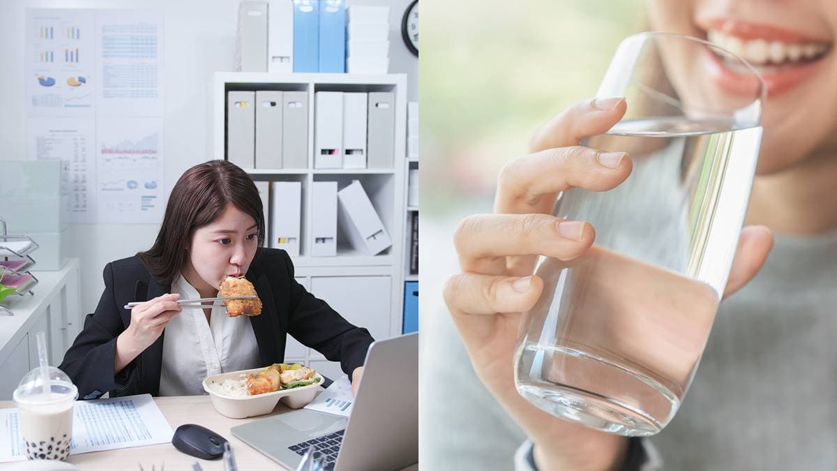 容易餓原來水喝太少!水喝不夠「變胖又變老」,最佳「補水4時機」助健康瘦
