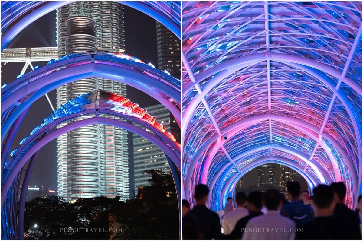 4千盞LED燈最炫天橋!新人氣景點同框最高大樓,繽紛燈光堪稱「最美夜景」 4千盞LED燈最炫天橋!新人氣景點同框最高大樓,繽紛燈光堪稱「最美夜景」