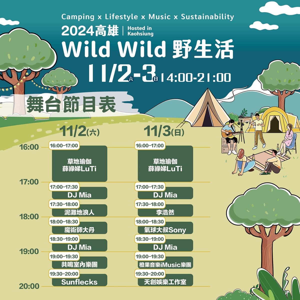 全台最大「露營生活節」在高雄!快閃2天、吃遍50攤市集美食,網美帳篷體驗 全台最大「露營生活節」在高雄!快閃2天、吃遍50攤市集美食,網美帳篷體驗