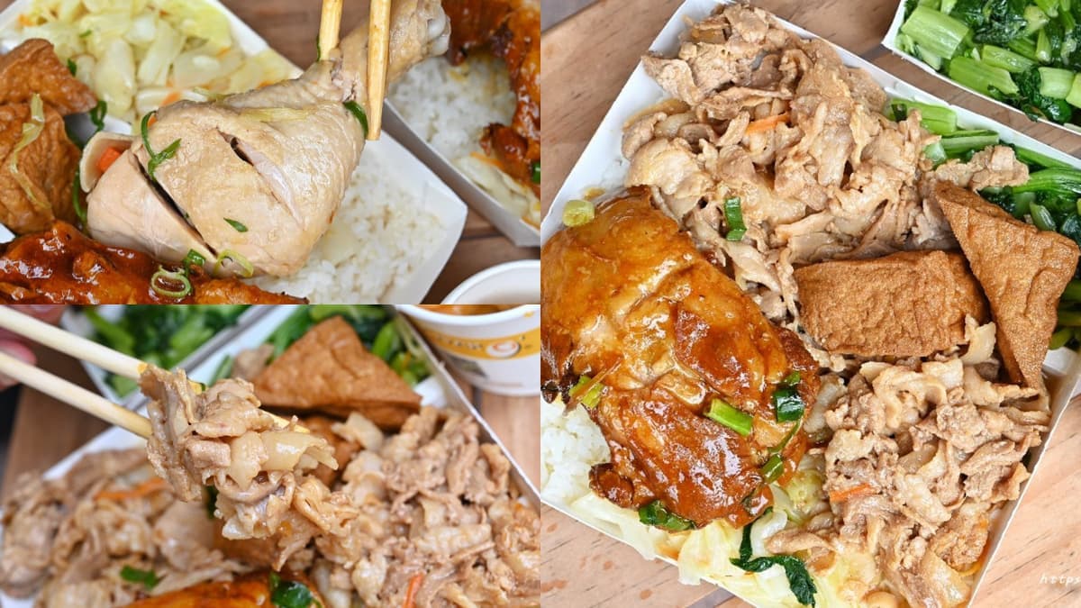 台中人激推「排隊便當」!蒜泥白肉高CP值肉量多,紅燒排骨、蔥油雞腿也必點