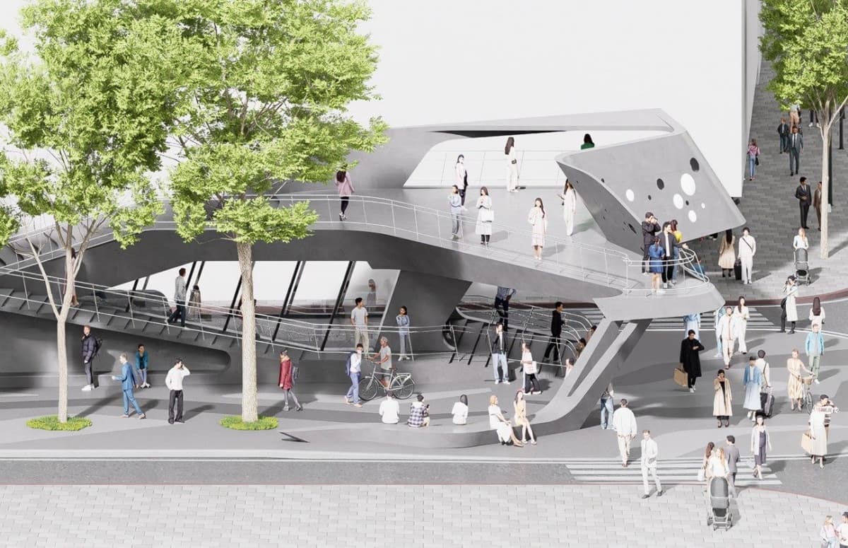 全新觀景台登場!北捷「中山站1號出口」5月底完工,綠廊美化模擬圖搶先看 全新觀景台登場!北捷「中山站1號出口」5月底完工,綠廊美化模擬圖搶先看