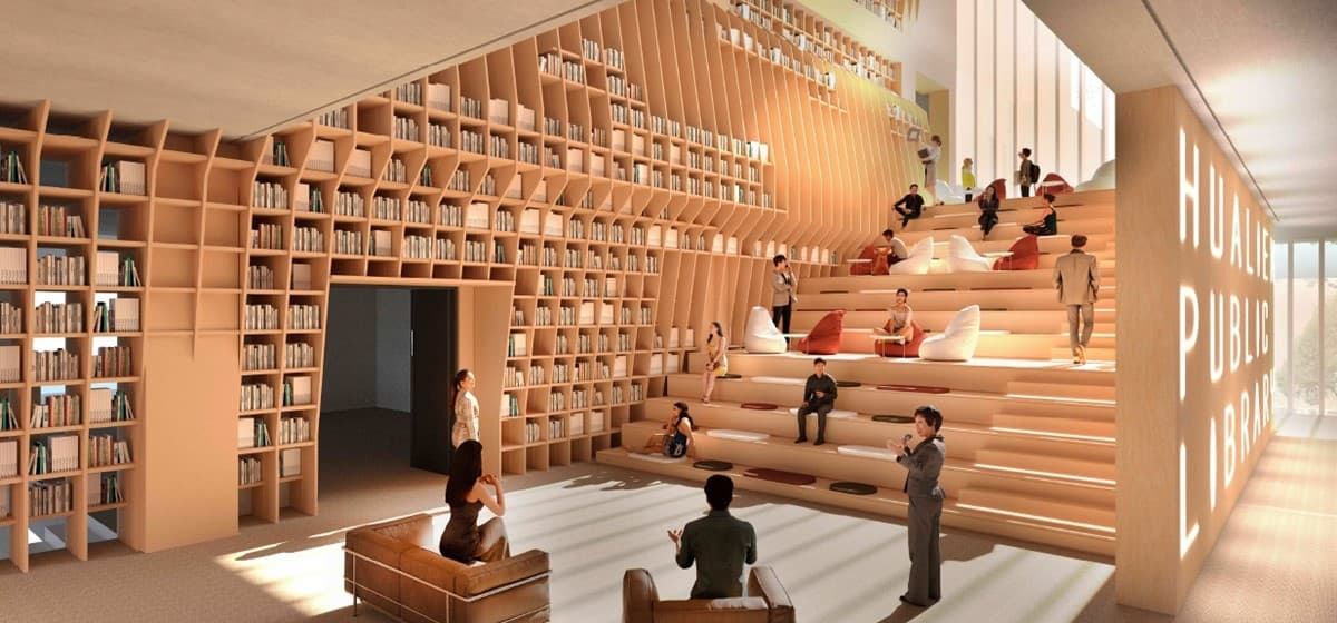 全台最美圖書館開放!山嵐書牆、挑高玻璃窗超好拍,還有24小時圖書館興建中 全台唯一「24小時圖書館」這時啟用!5層樓空間面向海景,室內模擬圖搶先看