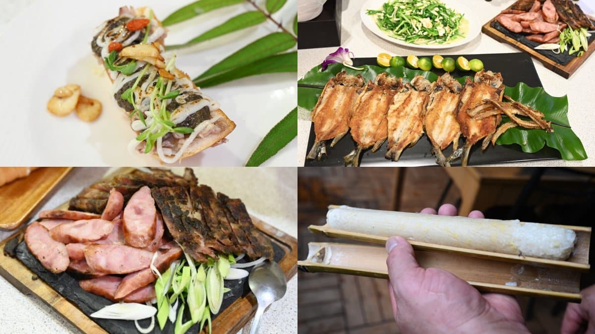 烏來老街新玩法!體驗一日獵人、泰雅族服旅拍,再DIY魚料理、吃馬告桶仔雞 烏來老街餐廳:加納富魚食坊