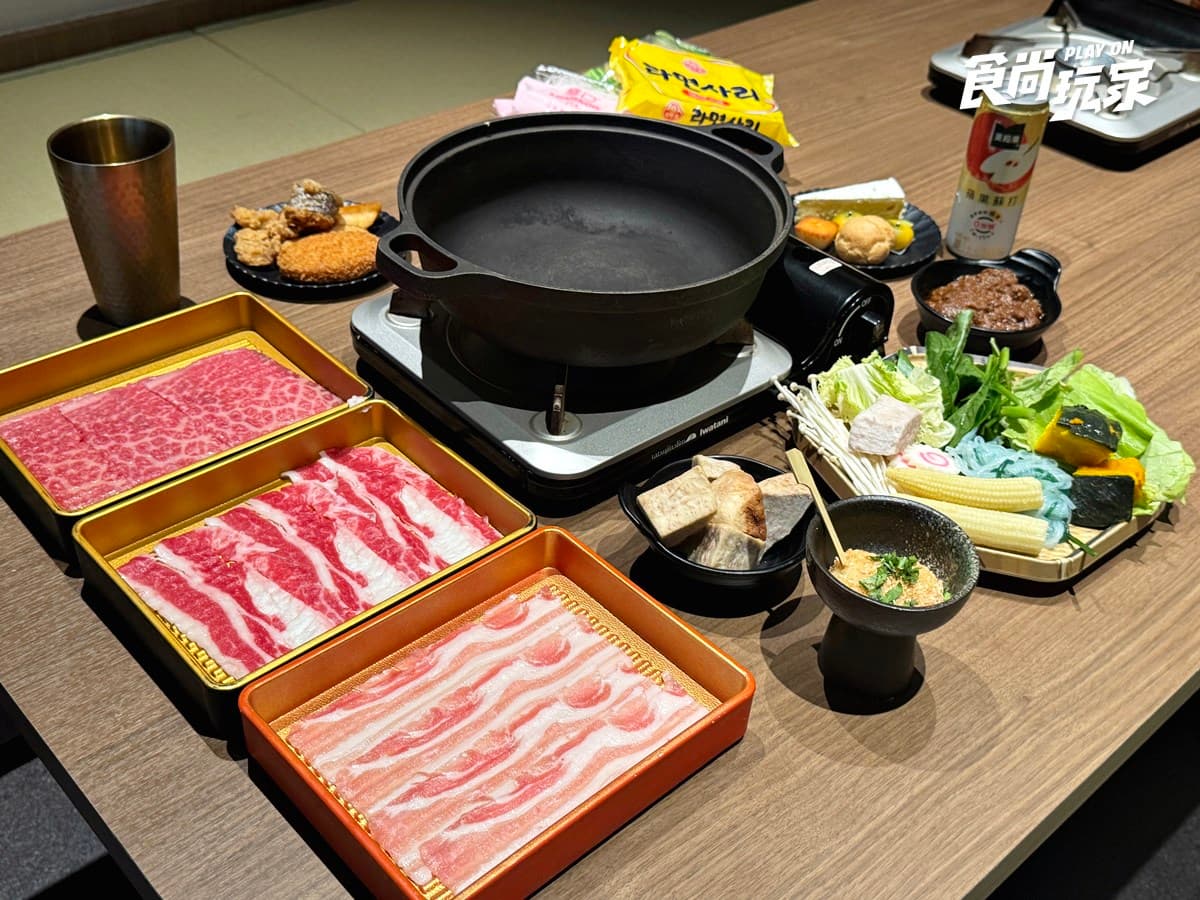 信義區這家太狂!「壽喜燒吃到飽」759元起爽嗑和牛,海鮮炸物、甜點暢吃 信義區這家太狂!「壽喜燒吃到飽」759元起爽嗑和牛,海鮮炸物、甜點暢吃