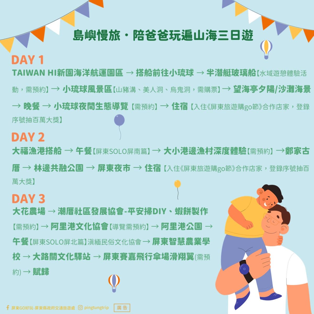 屏東7條神級遊程!從看海美術館玩到小琉球3天2夜,官方行程直接照著玩 屏東7條神級遊程!從看海美術館玩到小琉球3天2夜,官方行程直接照著玩
