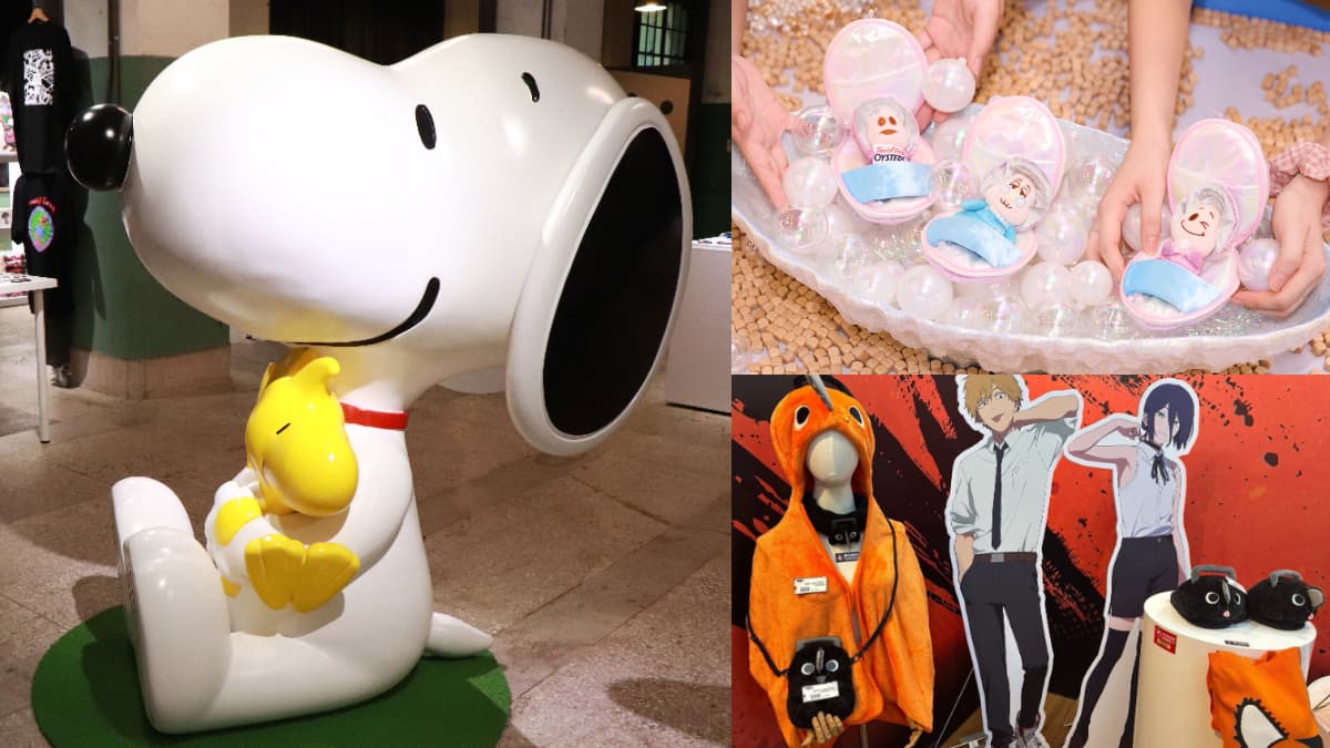 史努比、牡蠣寶寶8月免費打卡!5大展覽快閃店一次看,鏈鋸人、EVA也必逛