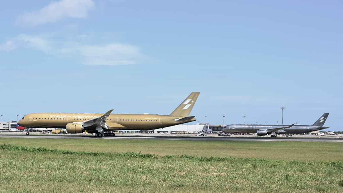 星宇「空山金」藝術機抵台!8/20首航東京成田「金銀雙機」海外首度同框 星宇「空山金」藝術機抵台!8/20首航東京成田「金銀雙機」海外首度同框