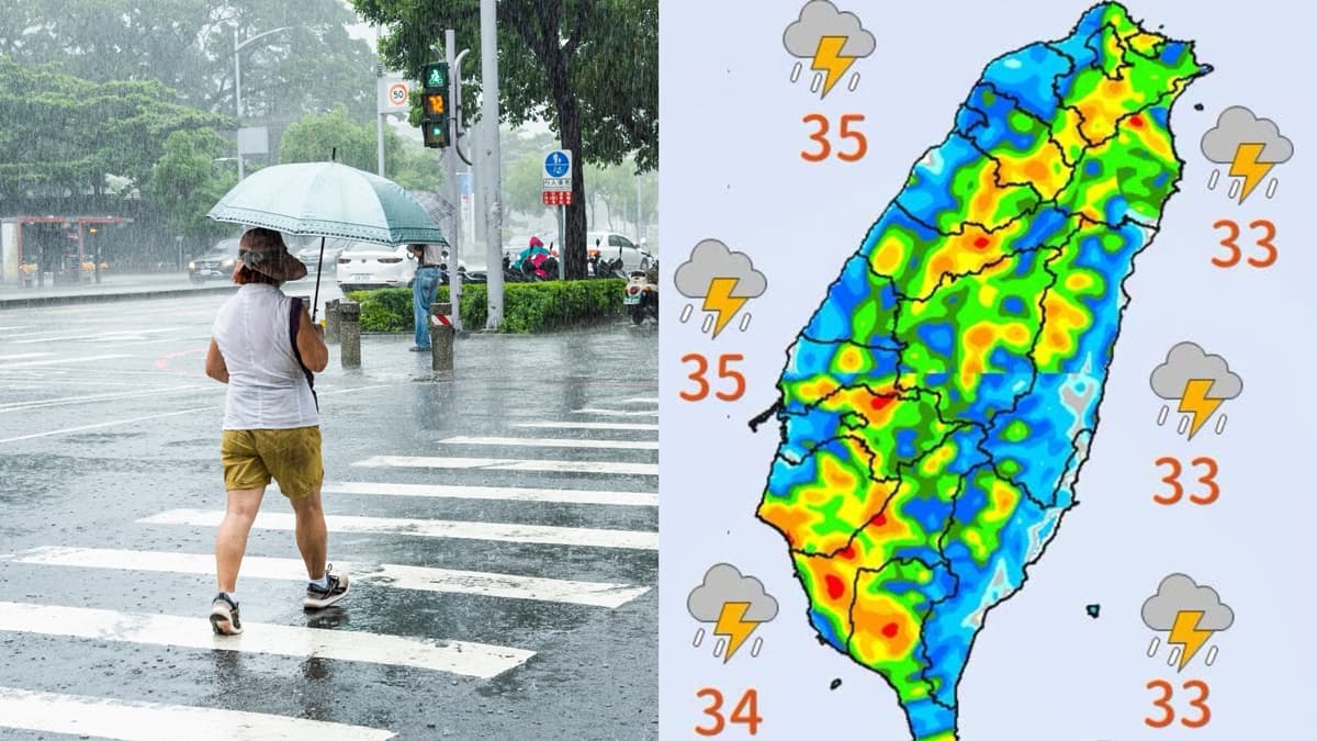低壓帶發威「連炸7天雨」!雨勢來得快又大,這3天雨最猛要小心