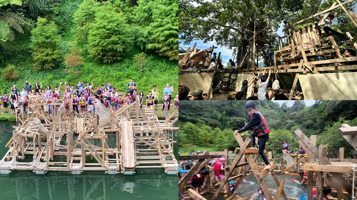 自己蓋樹屋!孩子當「小小建築師」,親自設計、木工打造「海上基地、木屋樂園」