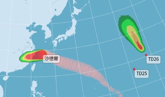 艾陶颱風最快今生成!沙德爾逼近台灣、海警已發布,「這段期間」風雨最劇烈 艾陶颱風最快今生成!沙德爾逼近台灣、海警已發布,「這段期間」風雨最劇烈