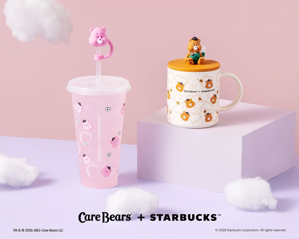 星巴克首聯名Care Bears萌翻!綠圍裙小熊、變色杯、盲盒吊飾20款必收 星巴克首聯名Care Bears萌翻!綠圍裙小熊、變色杯、盲盒吊飾20款必收