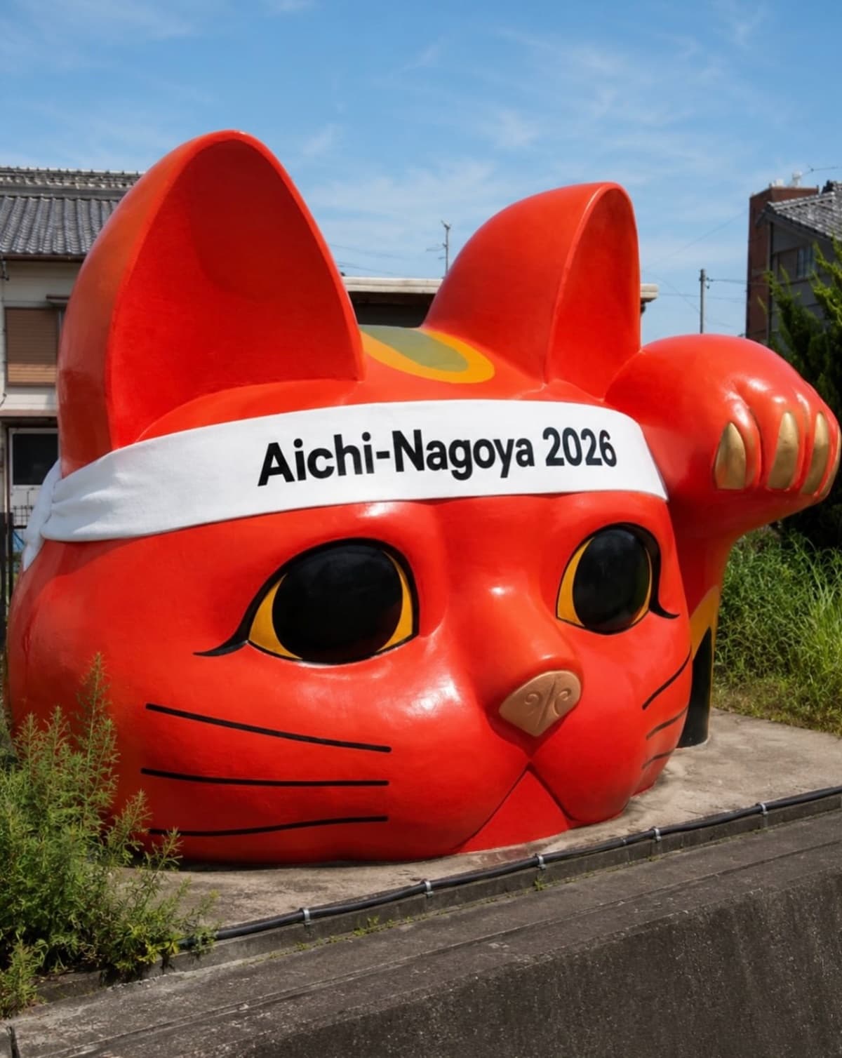 日本巨大招財貓變紅了!常滑喵20週年xHello Kitty,超狂炸蝦、貓咪小鎮一日玩 日本巨大招財貓變紅了!常滑喵20週年xHello Kitty,超狂炸蝦、貓咪小鎮一日玩