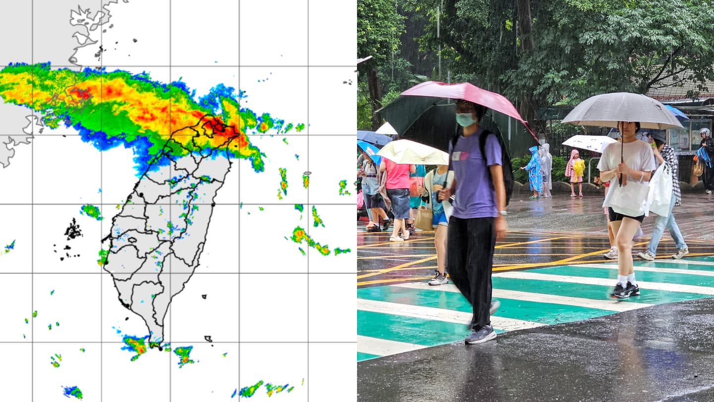 5縣市雨彈狂炸!科羅旺颱風原地打轉、外圍環流掃台,直到這天才轉晴