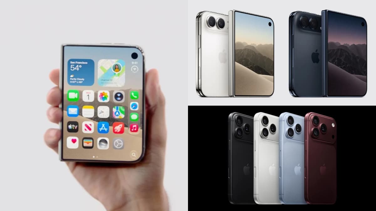 蘋果首款摺疊機iPhone Duo登場!18 Pro酒紅、冰川藍新色一次看,AI、續航升級