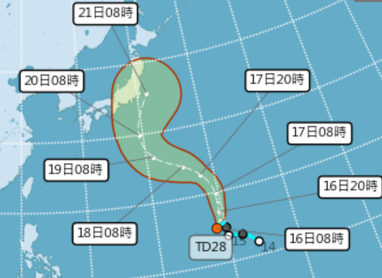 杜鵑颱風將生成「最新路徑預估大迴轉」!週末大台北轉雨,加碼中秋連假天氣 杜鵑颱風將生成「最新路徑預估大迴轉」!週末大台北轉雨,加碼中秋連假天氣