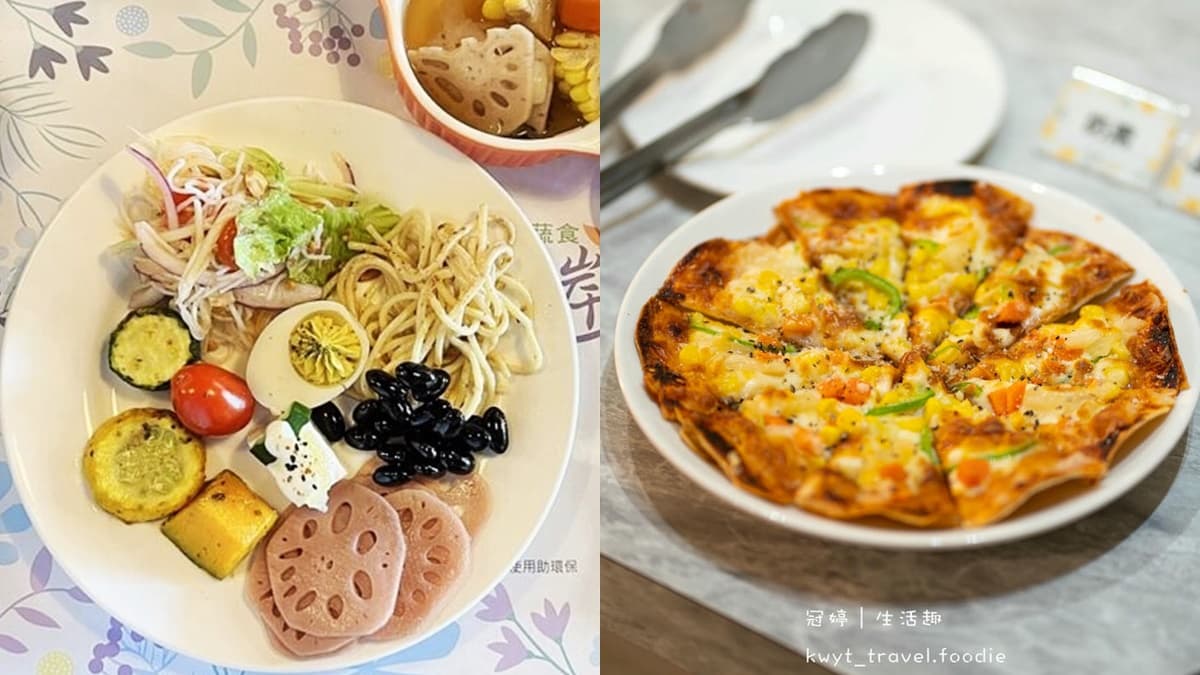 蔬食者必收!台中5家素食吃到飽:百坪自助吧、迴轉火車送菜、239元起