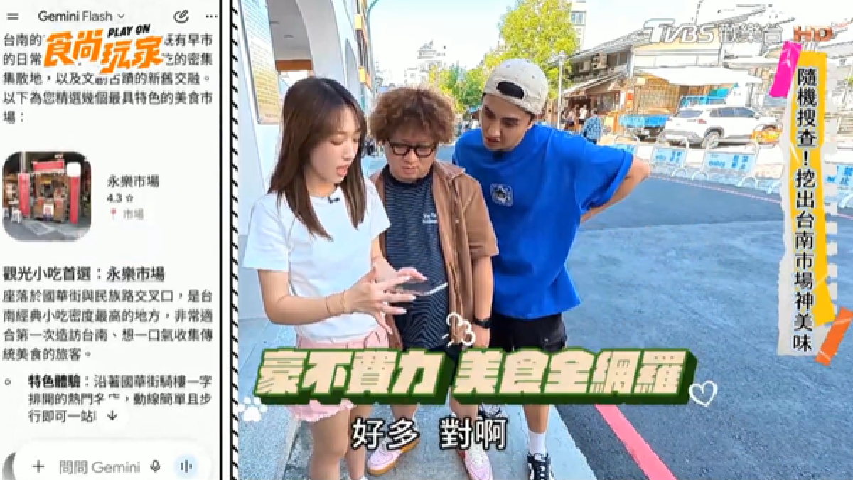 AI旗艦Pixel 11 Pro帶路!《食尚玩家》台南最強市場美食開吃 AI旗艦Pixel 11 Pro帶路!《食尚玩家》台南最強市場美食開吃