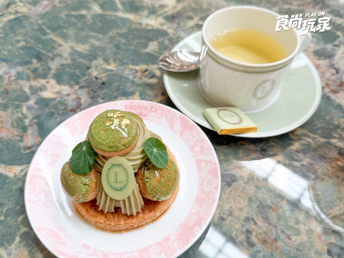 台灣茶香征服巴黎!LADURÉE「金萱聖多諾黑」台北限量開賣,台中也有快閃店 台灣茶香征服巴黎!LADURÉE「金萱聖多諾黑」台北限量開賣,台中也有快閃店