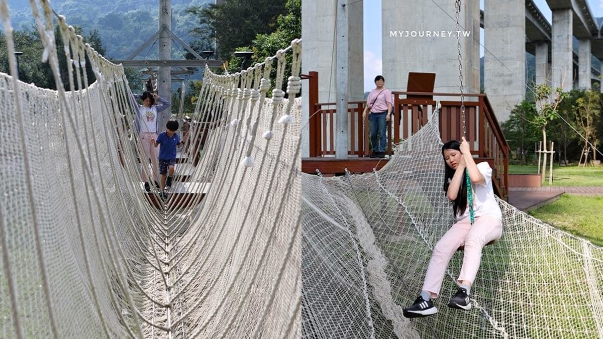 超刺激「免費親子遊園區」藏這!10種攀岩、繩索橋玩到嗨,70公尺高架橋必拍 超刺激「免費親子遊園區」藏這!10種攀岩、繩索橋玩到嗨,70公尺高架橋必拍