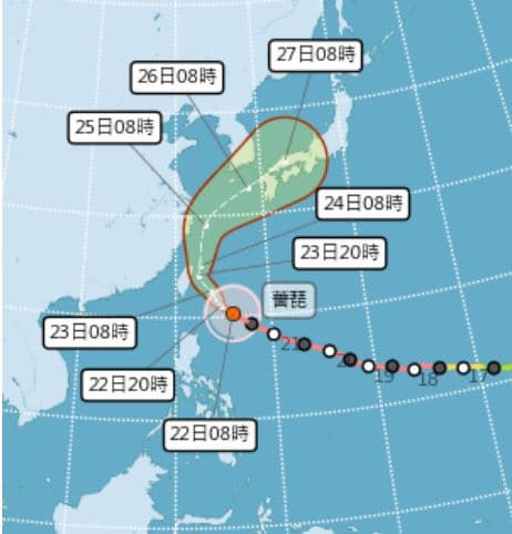 週五會放颱風假?17縣市明達停班課標準,暴風圈將籠罩全台、豪雨炸到這天 週五會放颱風假?17縣市明達停班課標準,暴風圈將籠罩全台、豪雨炸到這天