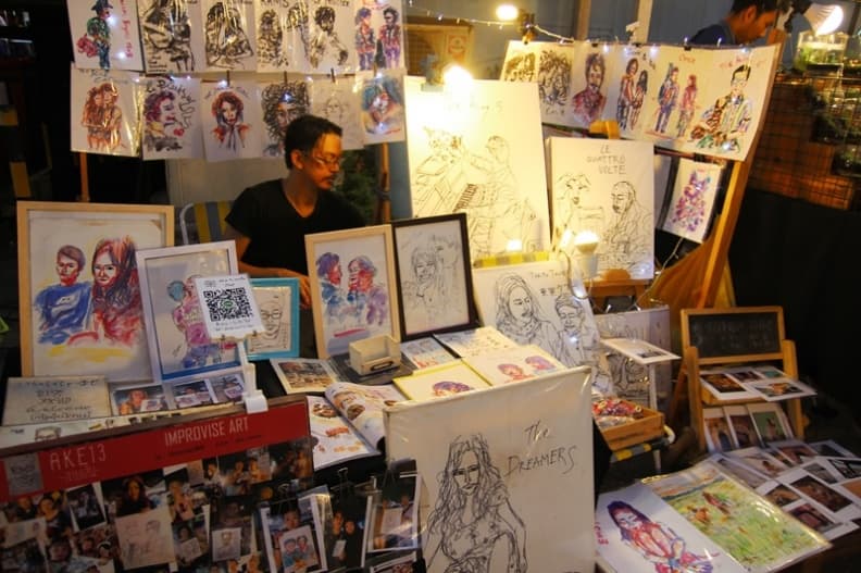 藝術市集藏著泰式美學