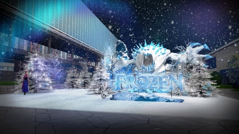 全球唯一!「冰雪奇緣嘉年華」重現電影場景