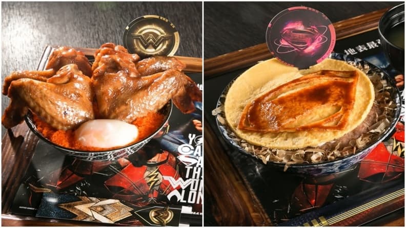 神力女超人變身黃金嫩雞丼?正義聯盟丼飯餐桌上開打