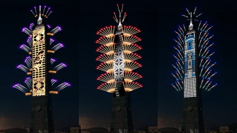 搶先看!台北101煙火秀360秒、16000發煙火超正點