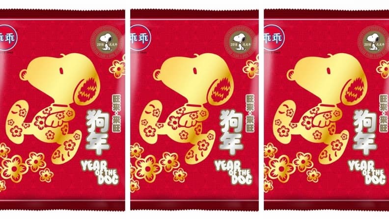 過年限定款!超喜氣史努比乖乖、凱蒂貓乖乖hen搶手